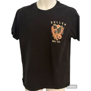 Sullen Art Black Short Sleeve T-Shirt. Size Medium